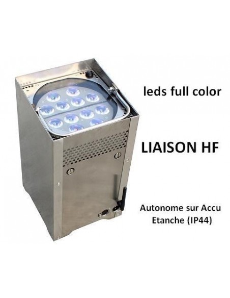 Projecteur LED RGB - Sur batterie - Location-vaisselle-grenoble